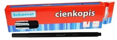 Productafbeelding van Cienkopis, 0,4 mm, zwart (10 stuks) - Schema