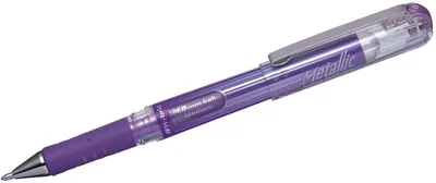 Produktbild von Geltintenroller Hybrid Gel Grip DX 0,5mm metallic violett Packung mit 12 Stück