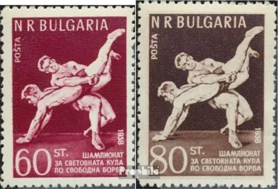Produktbild von Briefmarken Bulgarien 1958 Mi 1067-1068 (kompl.Ausg.) postfrisch Freistilringen