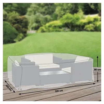 Immagine prodotto di Più Giardino Kölle Copertura protettiva Premium per gruppi lounge XL 320x220 cm