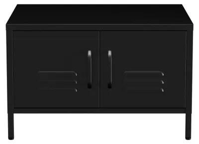 Image de Lendo Online Table basse 68x50x44 cm Métal Noir