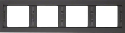 Produktbild von Berker 13837006 - Anthrazit - Thermoplast - Schraubenlos - Berker - Matte - 2 Stück(e)