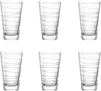 Produktbild von LEONARDO 019450, Transparent, Glas, 6 Stück(e), Rund, klar, VARIO