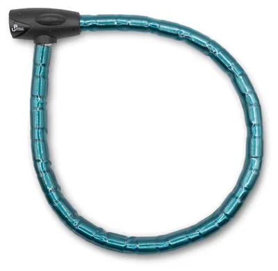 Imagen del producto de Candado de cable reforzado Urban Prime – Candado de seguridad con llave para bicicletas, motocicletas y scooters, de 22 mm