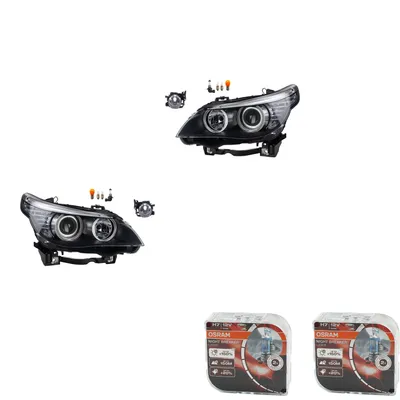 Obrázok produktu pre Reflektory + žiarovky Osram Night Breaker Laser, vhodné pre BMW 5 (E60, E61) modely vyrábané od 04/2007 do 03/2010, s číslami dielov: 63177897187, 7897187, 63177897188, 7897188, 63127177727, 6312717772.
Johns