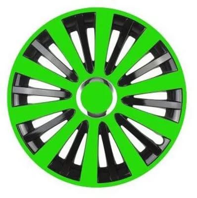Produktbild von Radkappen Falcon grün/schwarz - 16"