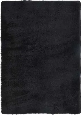 Produktbild von Teppich Shaggy Hochflor NAVARRA Schwarz 240x340 cm Polyester
