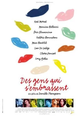 Productafbeelding van Mensen die elkaar omhelzen - 116x158 cm - Origineel filmposter
