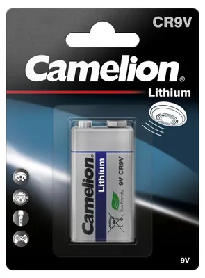 Obrázok produktu pre Camelion ER9V-BP1, Nabíjateľná batéria, 9V, Lítium, 9 V, 1 kusov, 1200 mAh