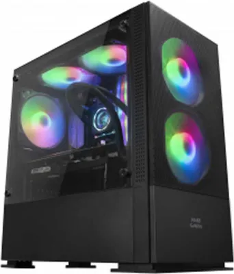 Zdjęcie produktu dla Mars Gaming MCZ, Mini Tower, PC, Czarny, micro ATX, Mini-ITX, Gaming, Przednie, Górne