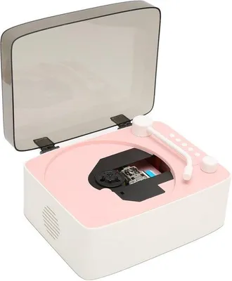 Productafbeelding van Draagbare CD-speler met Bluetooth en Vintage Grammofoon Design