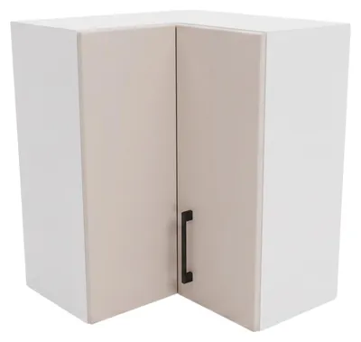 Produktbild von Küchenhängeschrank 60 cm - Beige matt - Eckküchenschrank - Modulküche - Soft-Close-System