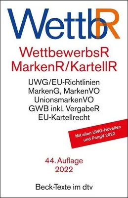 Immagine prodotto di Wettbewerbsrecht, Markenrecht und Kartellrecht