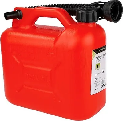 Obrázek produktu pro Kvalitní červený plastový kanistr, 5L
