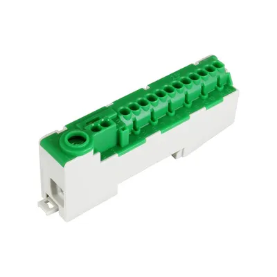 Produktbild von Abzweigklemme Verteilerklemme Phasen-Leiterklemme Sammelklemme PE grün