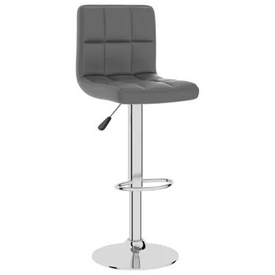 Produktbild von vidaXL Barhocker Grau Kunstleder