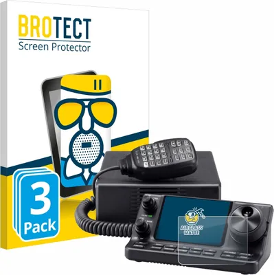 Produktbild von 3x BROTECT Entspiegelungs Schutzglas für Icom IC-7100 Schutzfolie Panzer Folie Glas Display Schutz matt
