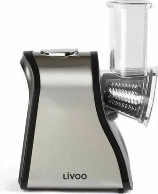 Obrázok produktu pre Livoo DOP192, Elektrické strúhadlo, Čierna, Nerezová oceľ, Nerezová oceľ, AC, 200 W, 215 mm
