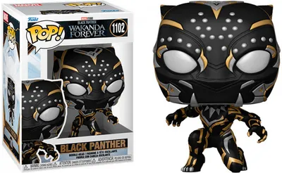 Obrázek produktu pro Funko POP! Marvel Black Panther Wakanda Forever Black Panther 1102