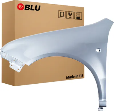 Immagine prodotto di BLU Parafango compatibile con Skoda Fabia I (6Y) 9151 Sinistra Silber SteinGrau | 1999-2007 | Anteriore | Verniciato | Pronto per il montaggio | Acciaio
