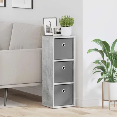 Produktbild von vidaXL Sideboard mit Schubladen Beton Grau 25,5 x 22 x 69,5 cm