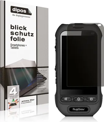 Produktbild von Blickschutzfolie für RugGear RG360 matt Schutzfolie Folie Display Schutz dipos