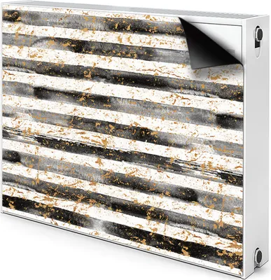 Produktbild von Magnet Heizung Verkleidung Abdeckung Heizung Heizkörperabdeckung 80x60 cm  - Linien