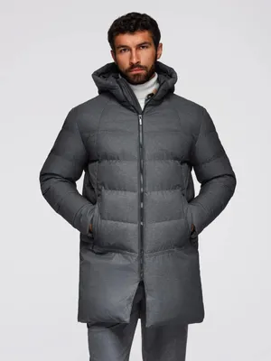 Produktbild von Ombre Clothing Winterjacke für Männer Shaeel dunkelgrau L