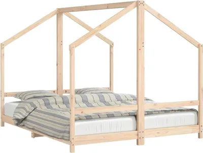 Produktbild von vidaXL Kinderbett 2x(80x200) cm Massivholz Kiefer