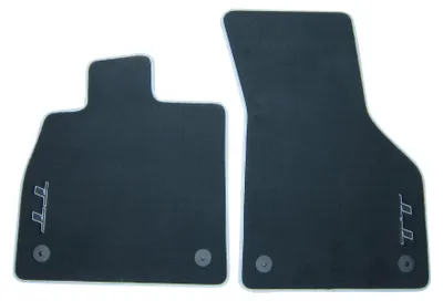 2x Original Audi Premium Velours Textil Fußmatten SET für Audi TT III 8S 2014 – Produktansicht