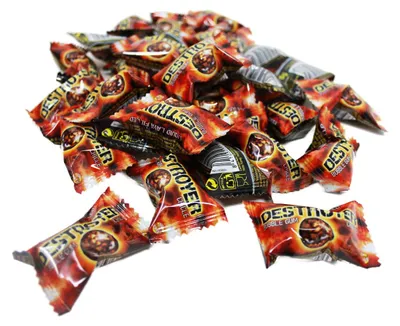 Immagine prodotto di Bubble Gum Chicle Destroyer extra sour shock gomma da masticare singola 5g