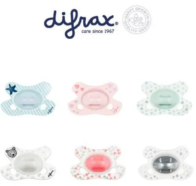 Productafbeelding van Difrax Fopspeen natural newborn (1 stuk)