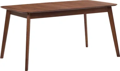 Zdjęcie produktu dla BELIANI Stół do jadalni orzech ciemny 150 x 90 cm prostokątny styl retro