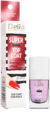 Productafbeelding van Delia Cosmetics - Super Shine Top Coat - Voor glanzende, gladde nagels - Versterkt en beschermt de nagels