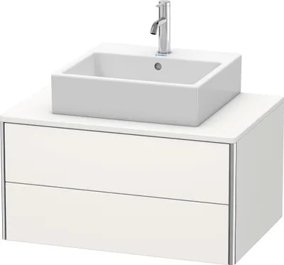 Produktbild von Waschtischunterbau XSQUARE 400x800x548mm nordic weiß seidenmatt 400 x 800 x 548 mm nordic weiß seidenmatt