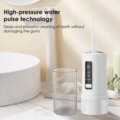 Immagine prodotto di Idropulsori elettrici per uso domestico, portatili, idropulsori per i denti, pulizia.
