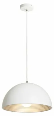Image de CARISSIMA 40 suspension blanc mat/gris argenté 230V LED E27 15W