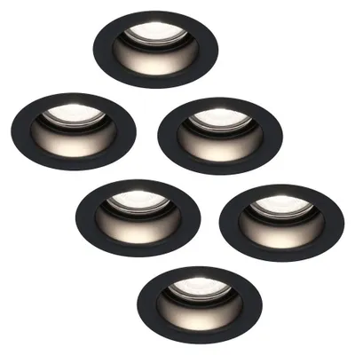 Produktbild von hoftronic LED Einbaustrahler 3,8W 270 Lumen 6000K Schwarz IP65