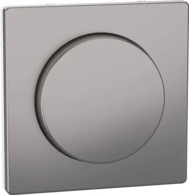 Produktbild von Merten MEG5250-6050 Zentralplatte mit Drehknopf, Nickelmetallic, System Design