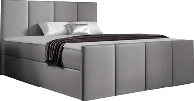 Produktbild von MIRJAN24 Boxspringbett Lars, Ehebett mit zwei Bettkästen, Doppelbett, Stilvoll Schlafzimmer (Zetta 302, Größe: 160x200 cm)
