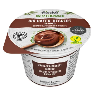 Produktbild von Frischli Hafer Dessert Schoko 85g