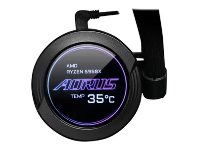 Obrázek produktu pro Gigabyte AORUS WATERFORCE X 360 - Systém kapalinového chlazení procesoru - (pro: LGA1156, LGA1366, LGA1155, LGA2011, LGA1150, LGA1151, AM4, LGA2066, TR4, sTRX4, LGA1200)