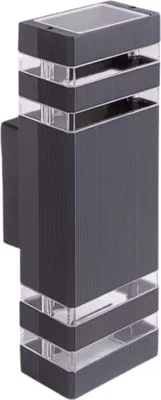 Immagine prodotto di Applique da esterno Applique antracite 2xGU10x35W in alluminio, dimensioni: 31x10x6,5 cm, IP54, Ecolight
