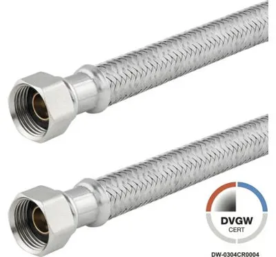 Produktbild von veporit Flexschlauch für Heizung 1/2 IG x 1/2" IG x 500 mm DVGW "