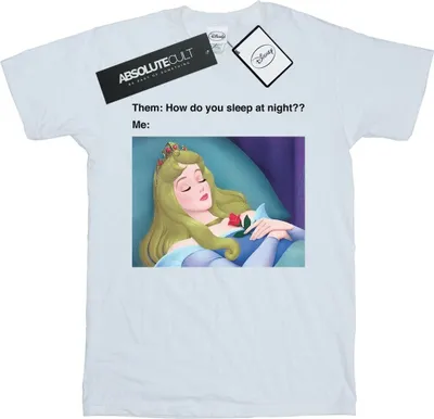 Produktbild von Disney - "Sleeping Beauty" T-Shirt für Damen BI16860 (M) (Weiß)