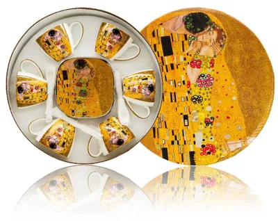 Produktbild von HOME ELEMENTS s Teeservice für 6 Personen, Klimt, Kiss gold