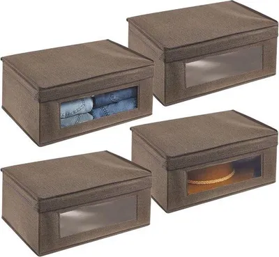 Produktbild von Kleiderbox 4-teilig, Opvougbare Kastorganizer, Kleiderbeutel