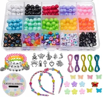 Produktbild von Dag-Art Personalisiertes Perlen-Set Schmuck Basteln Mädchen
