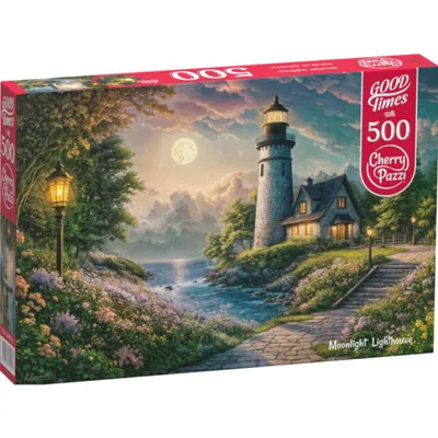 Image de CHERRY PAZZI Puzzle du phare au clair de lune 500 pièces