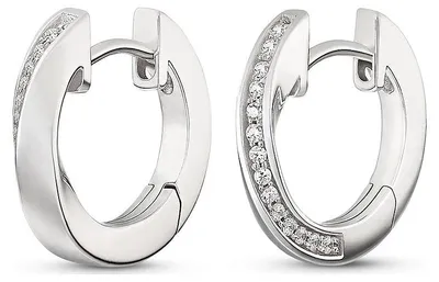Productafbeelding van JETTE Gedraaide zilveren oorbellen, 925 sterling zilver